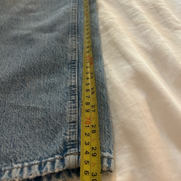 Garage Ripped Wide Leg High-Rise Jeans in Light Blue - Picture 6 of 7